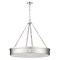 Z-Lite Anders Chandelier, 3-Light, 33 In.W x 5 In.H, Polished Nickel/marbling 1944P33-PN-LED - alternate 4